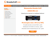 Tablet Screenshot of bramkavoip.com